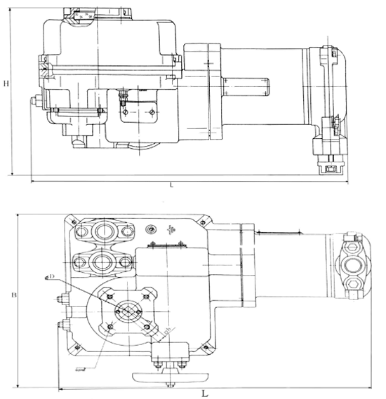 Электропривод ВПК-150-С-22